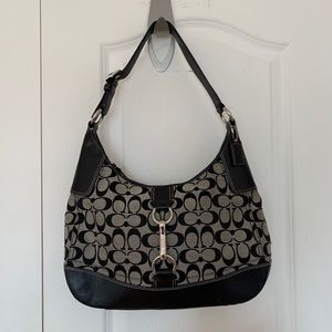 Authentic Black logo Coach purse